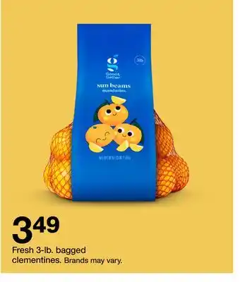 Target Fresh 3-lb. bagged clementines offer