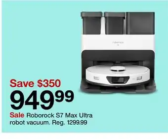 Target Roborock s7 max ultra robot vacuum offer