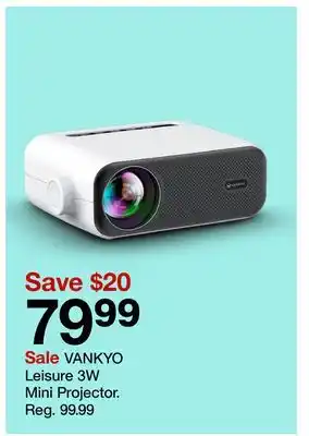 Target Vankyo leisure 3w mini projector offer