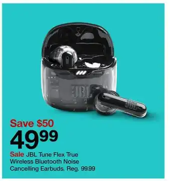 Target Jbl tune flex true wireless bluetooth noise cancelling earbuds offer