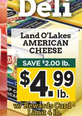 Dearborn Market Land o'lakes american cheese offer