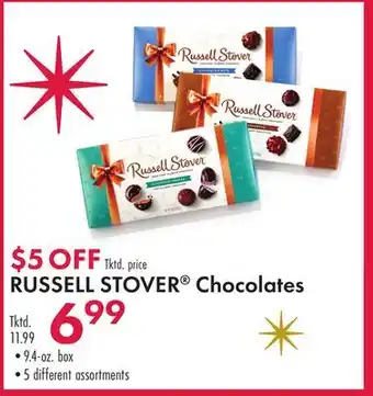 Boscov's Russell stover chocolates offer