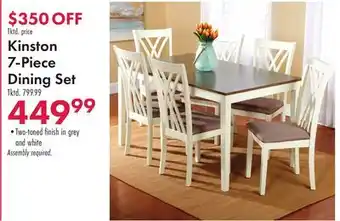 Boscov's Kinston 7-piece dining set offer
