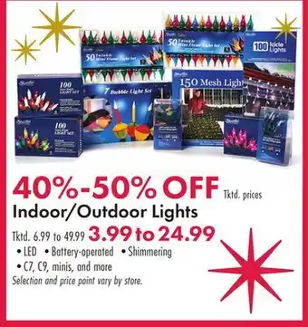 Boscov's Indoor/outdoor lights offer