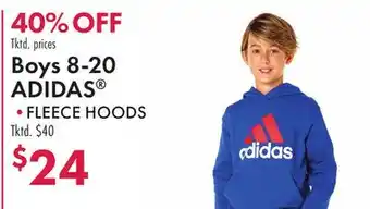 Boscov's Boys 8-20 adidas offer
