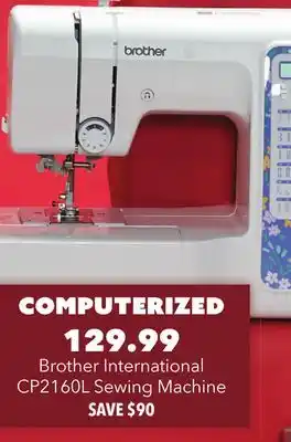 JOANN Brother international cp2160l sewing machine offer