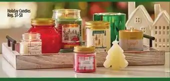Dollar General Holiday candles offer