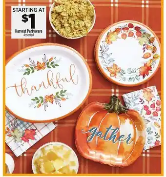 Dollar General Harvest partyware offer