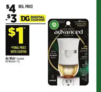 Dollar General Air wick scented oil warmer offer