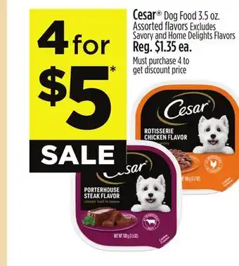 Dollar General Cesar dog food3 offer
