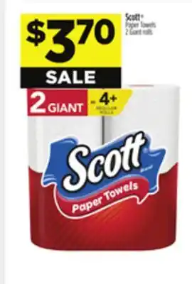 Dollar General Scott paper towels offer