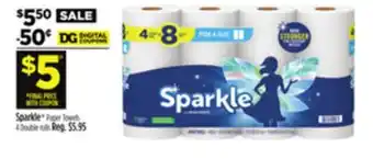 Dollar General Sparkle paper towels offer