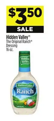 Dollar General Hidden valley the original ranch dressing offer