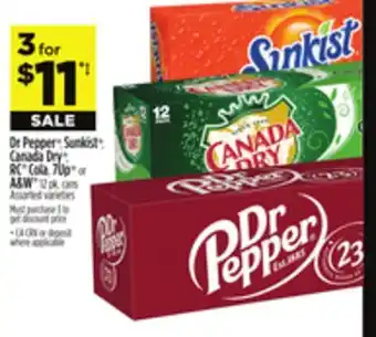 Dollar General Dr pepper , sunkist , canada dry , rc cola, 7up or a&w offer