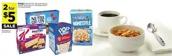 Dollar General Kellogg's pop-tarts 8 ct., nutri-grain bars 8 ct., special k pastry crisps 12 ct. or rice krispies treats 6 ct offer
