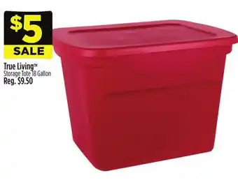 Dollar General True living storage tote offer