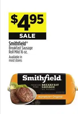 Dollar General Smithfield breakfast sausage roll mild offer