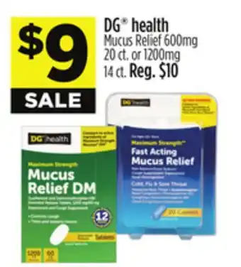 Dollar General Dg health offer
