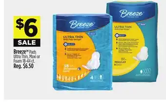 Dollar General Breeze pads offer