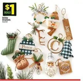 Dollar General Holiday ornaments offer