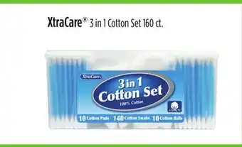 Dollar General Xtracare 3 in 1 cotton set offer