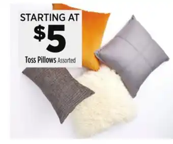 Dollar General Toss pillows offer