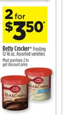 Dollar General Betty crocker frosting offer