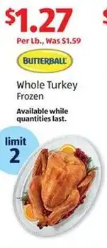 Aldi Whole Turkey offer