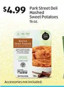 Aldi Park Street Deli Mashed Sweet Potatoes offer
