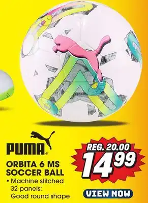 Big 5 Puma orbita 6 ms soccer ball offer