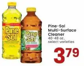 Albertsons Pine-Sol Multi-Surface Cleaner 40-48 oz offer