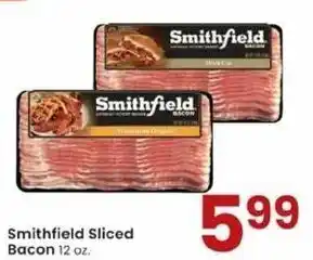 Albertsons Smithfield Sliced Bacon 12 oz offer