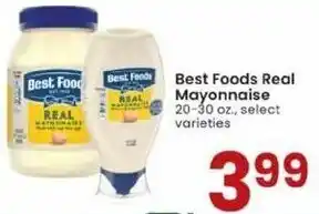 Albertsons Best Foods Real Mayonnaise 20-30 oz offer