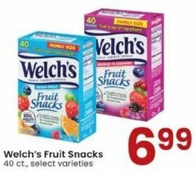 Albertsons Welch's Fruit Snacks offer