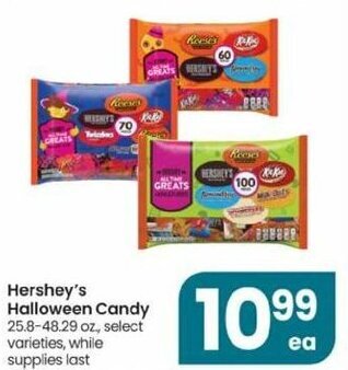 Albertsons Hershey's Halloween Candy offer