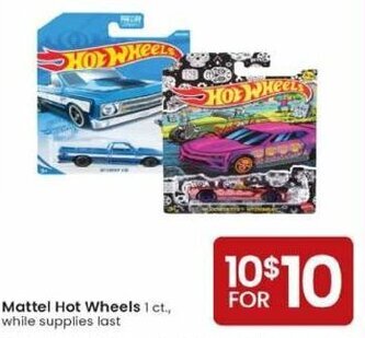 Albertsons Mattel Hot Wheels offer