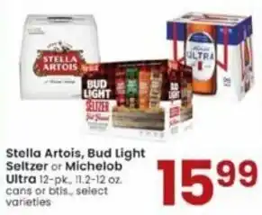 Albertsons Stella Artois, Bud Light Seltzer Or Michelob Ultra offer