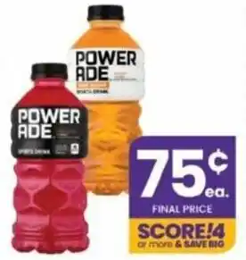 Albertsons Powerade Energy Drink offer