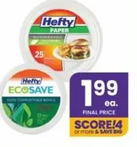 Albertsons Hefty Paper, Hefty Eco Save offer