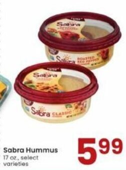 Albertsons Sabra Hummus 17 oz offer