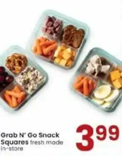 Albertsons Grab N' Go Snack Squares offer
