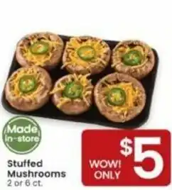 Albertsons Stuffed Mushrooms offer