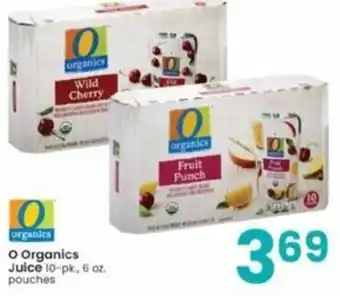 Albertsons O Organics Juice offer