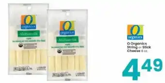 Albertsons O Organics String Or Stick Cheese 6 oz offer