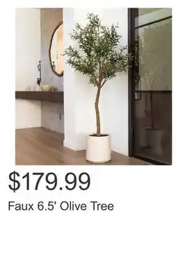 Costco Faux 6.5' olive tree offer