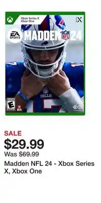 Madden nfl 24 - xbox series x, xbox one