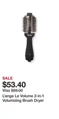 Ulta Beauty L'ange le volume 2-in-1 volumizing brush dryer offer