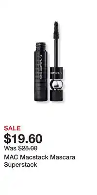 Ulta Beauty Mac macstack mascara superstack offer