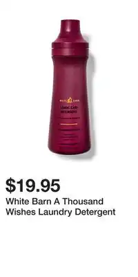 Bath & Body Works White barn a thousand wishes laundry detergent offer