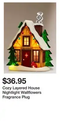 Bath & Body Works Cozy layered house nightlight wallflowers fragrance plug offer